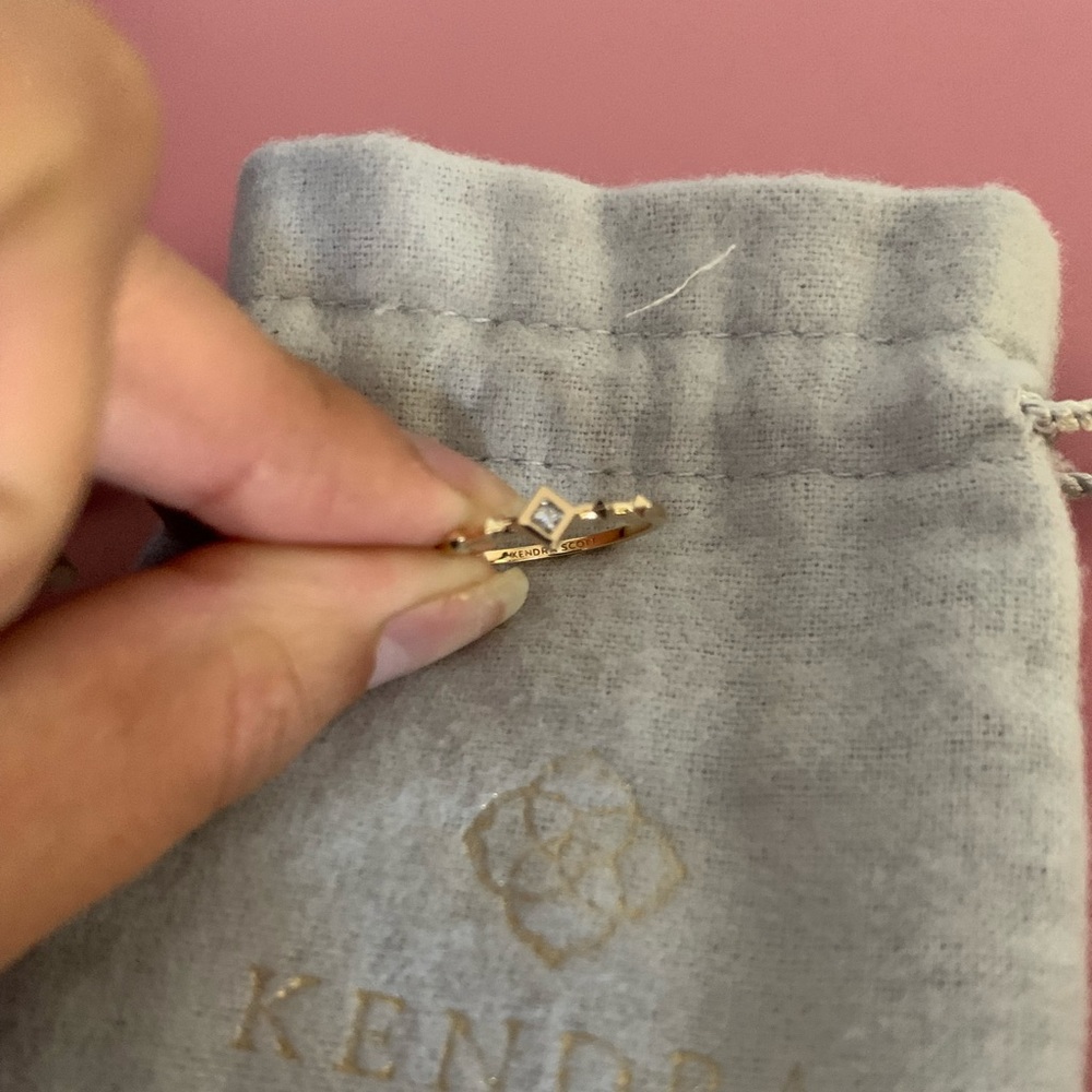 Kendra Scott Wave Ring in Yellow Gold